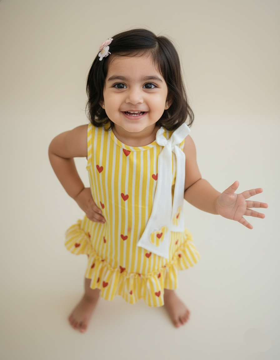 Little Hearts -yellow