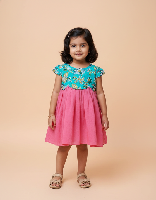 Floral charm dress.
