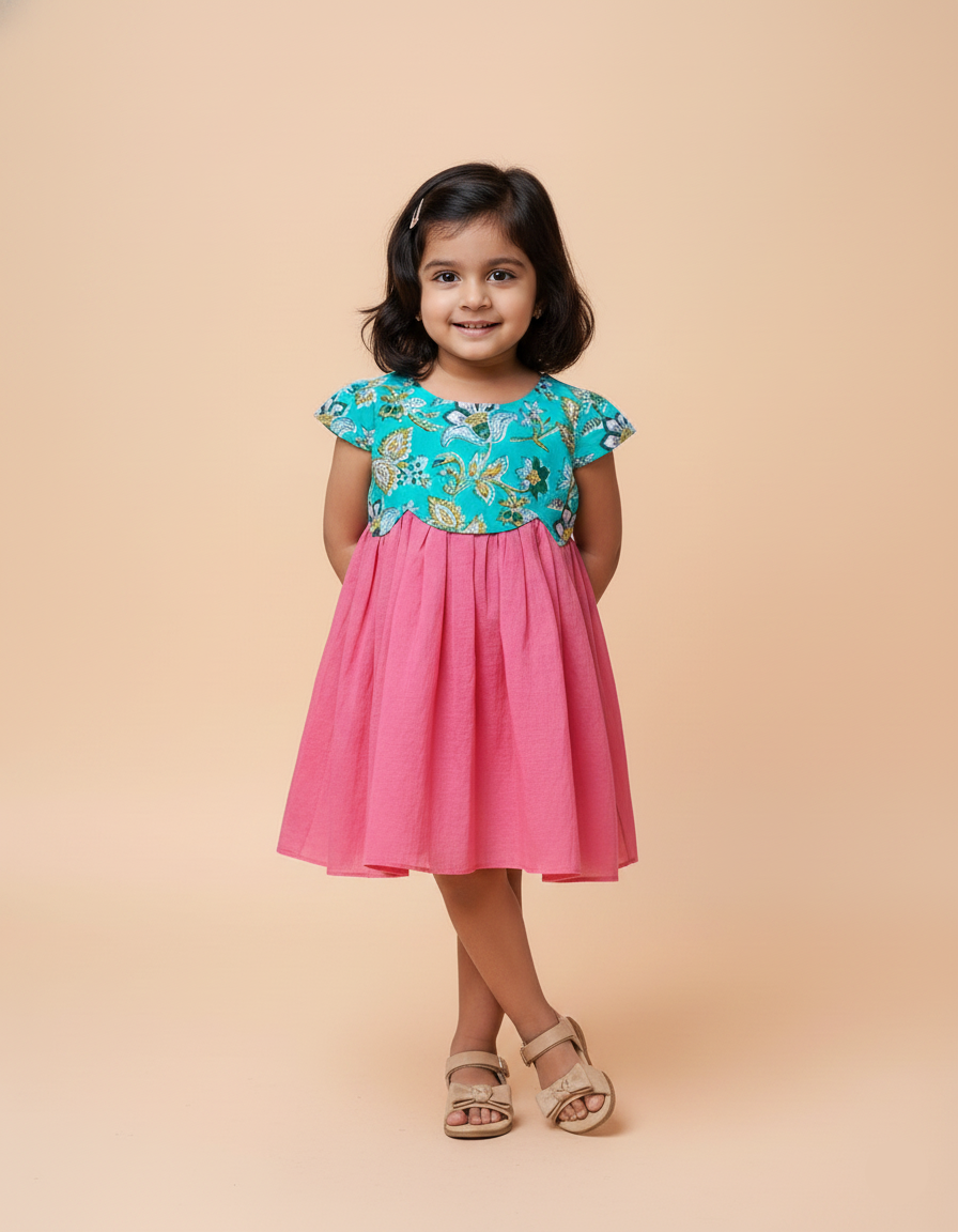 Floral charm dress.