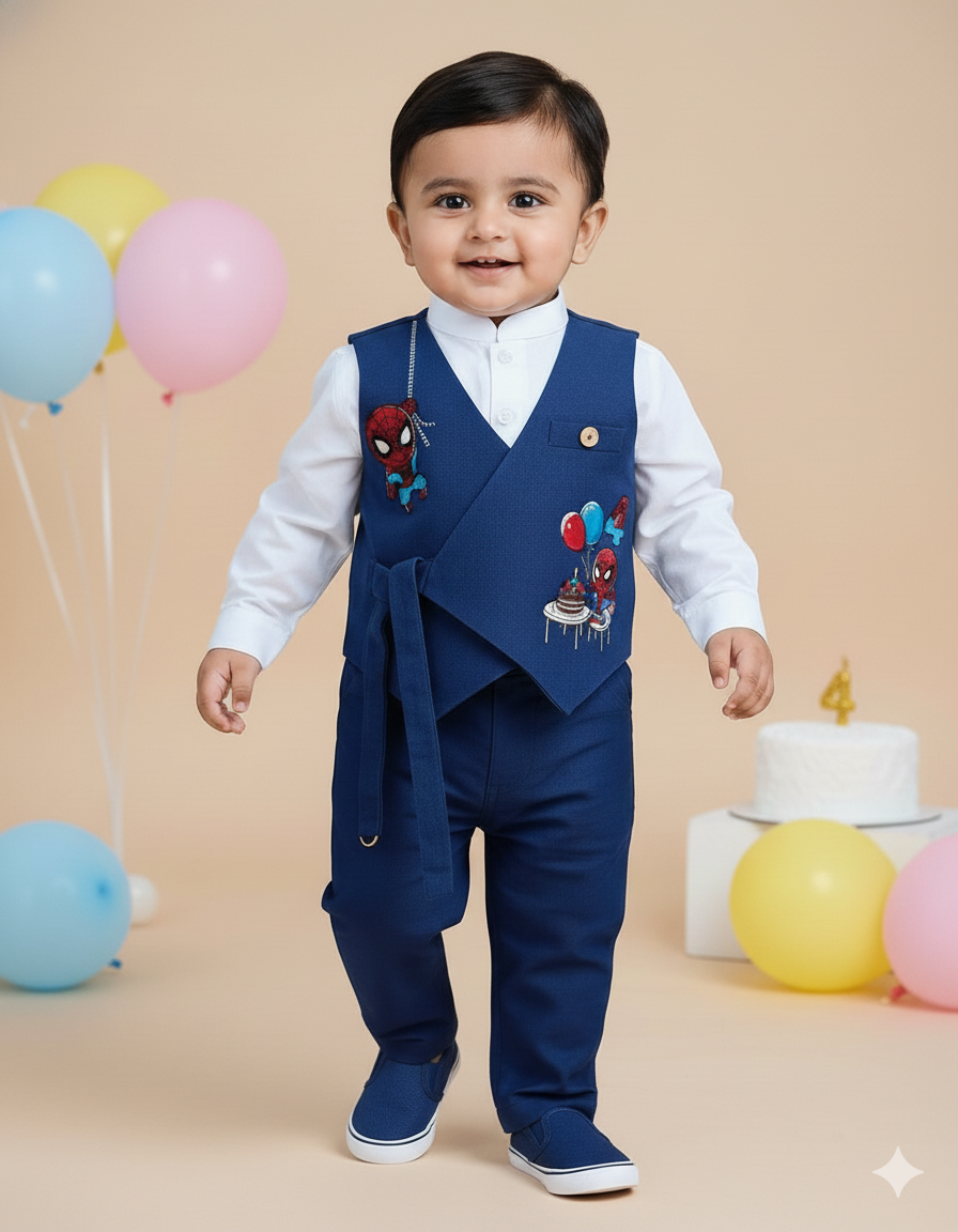 Spiderman 3 pc waistcoat set.