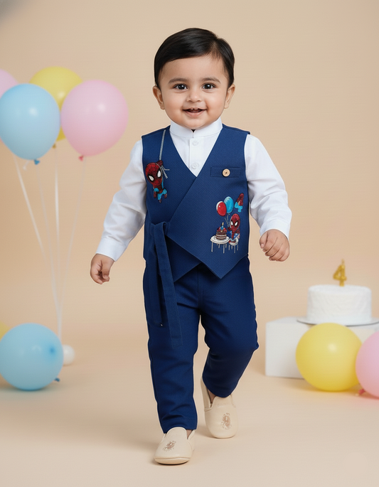 Spiderman 3 pc waistcoat set.