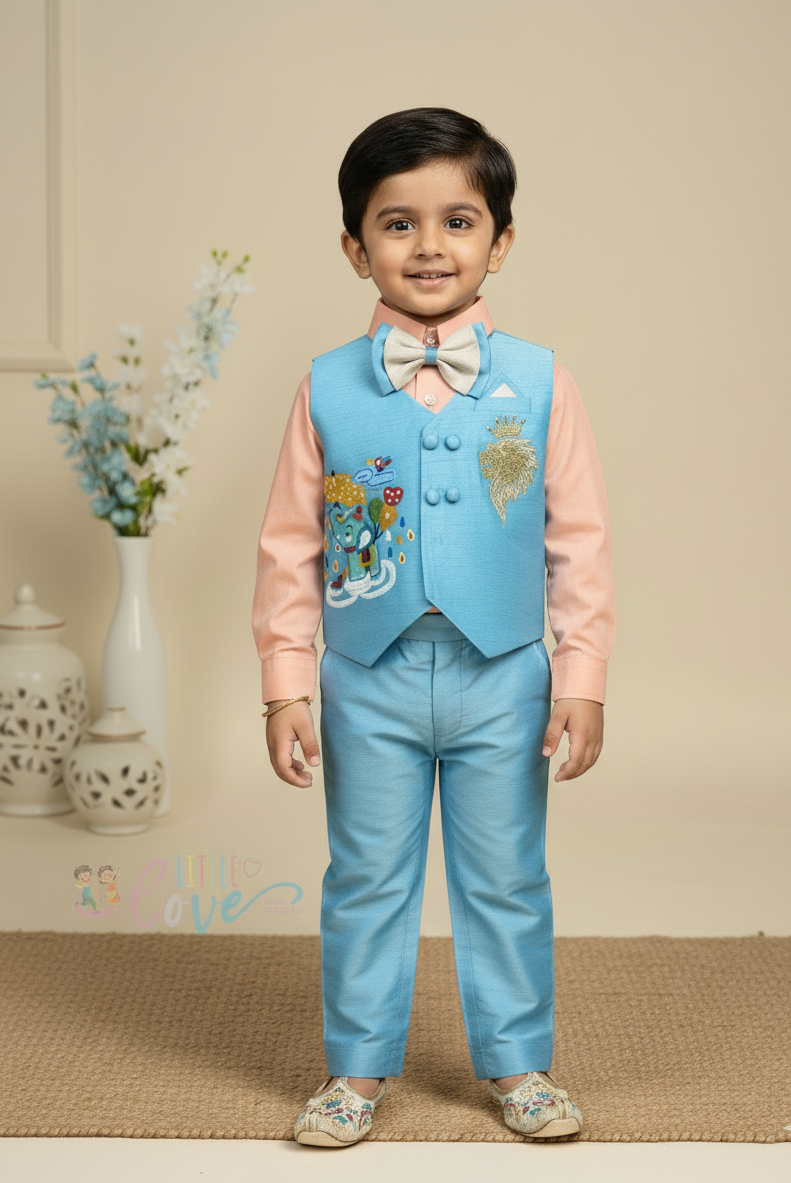 Little Elephant waistcoat set.