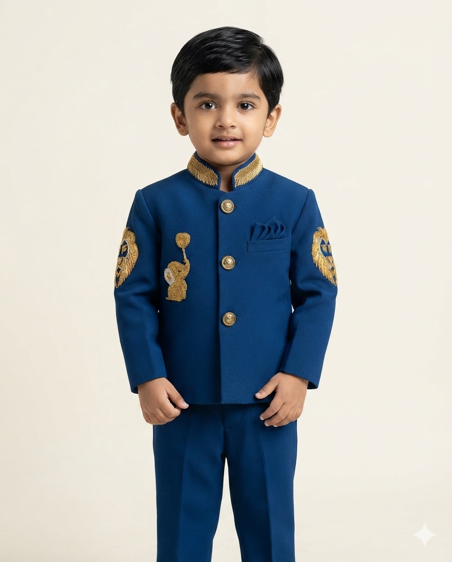 Royal Blazer Set – Blue
