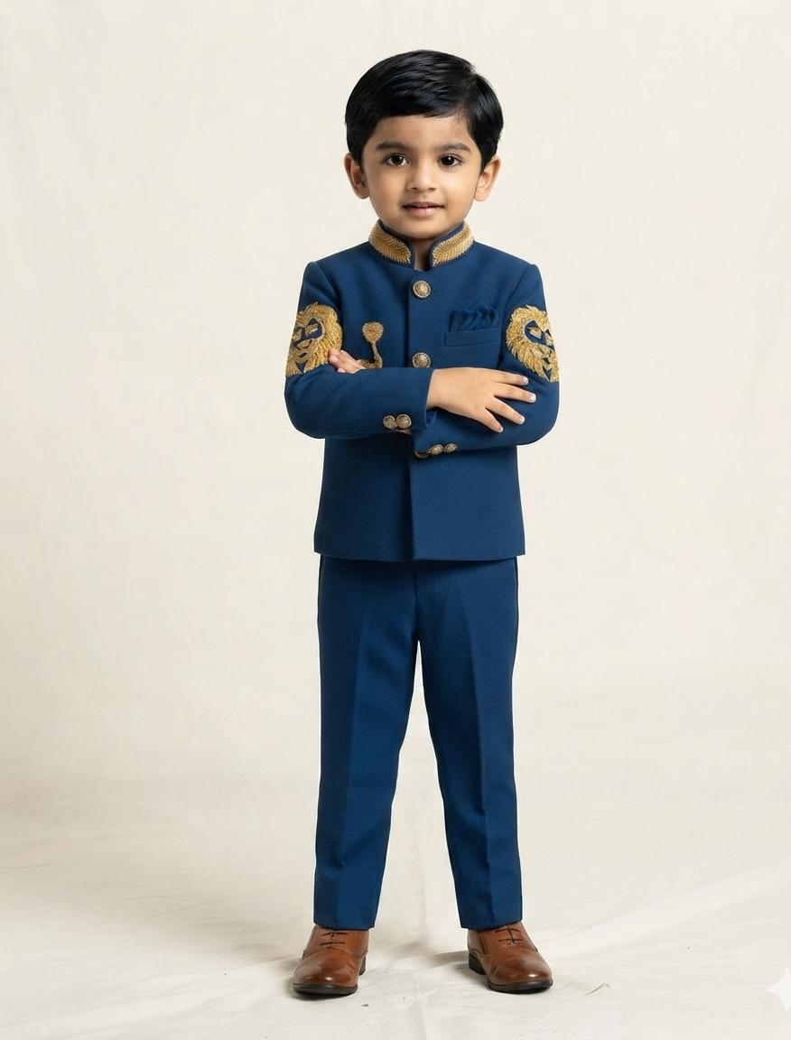 Royal Blazer Set – Blue