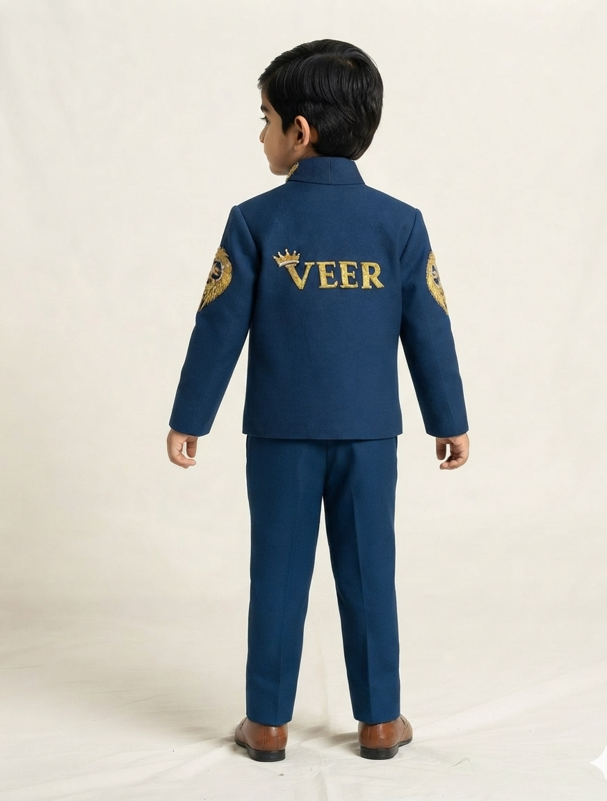 Royal Blazer Set – Blue