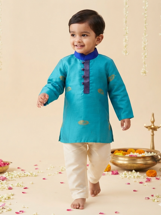 Royal Blue Kurta Set