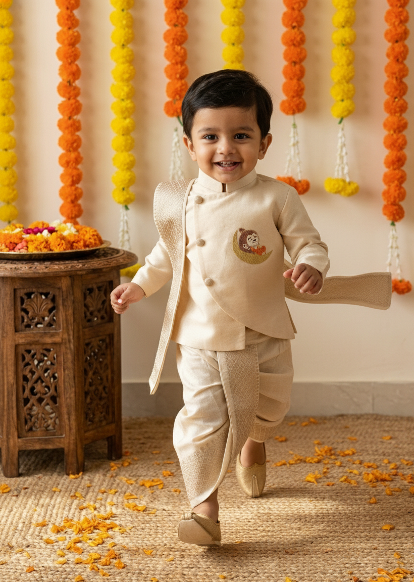Baby boy hanuman dhothi set