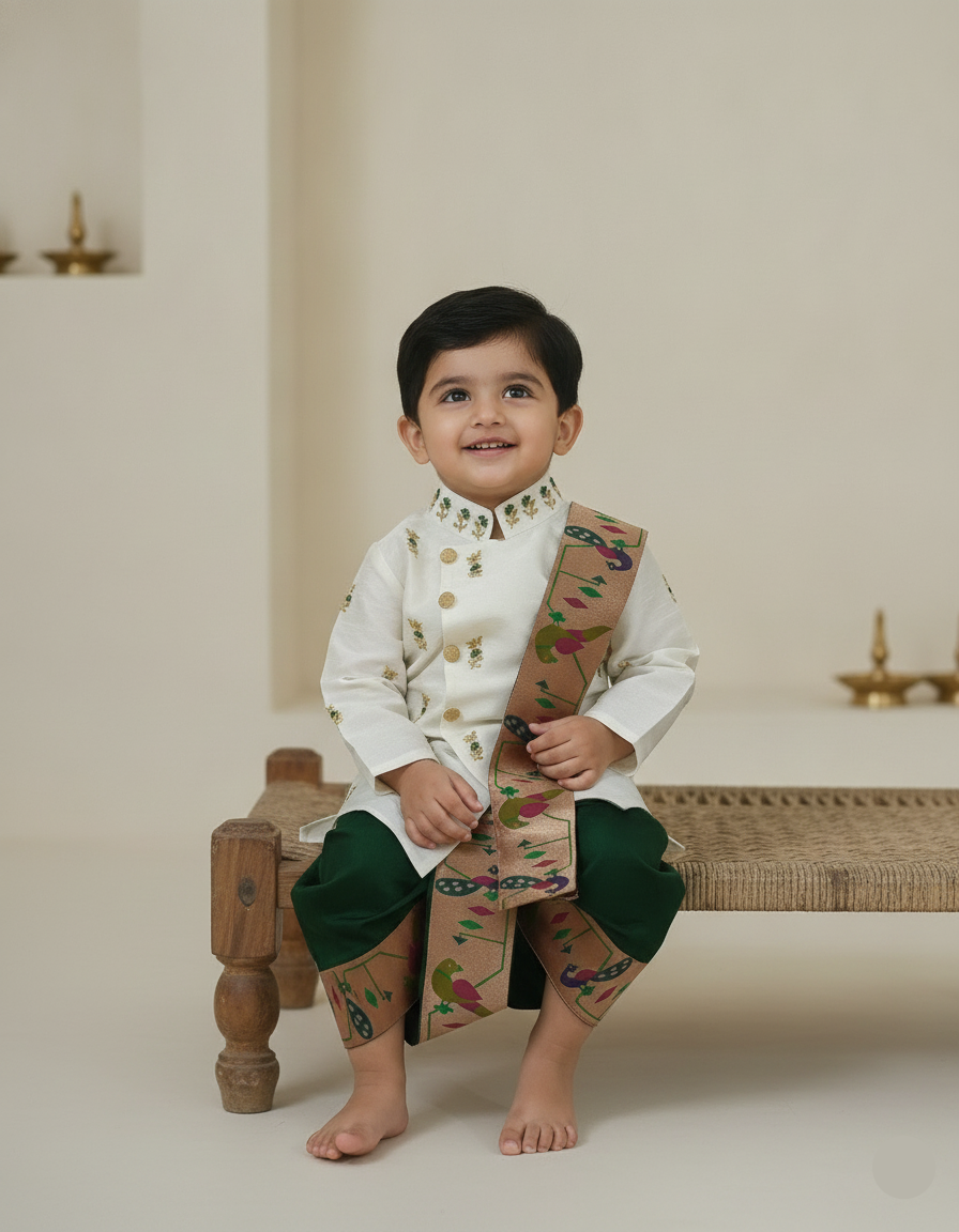 Royal Paithani Set - Green