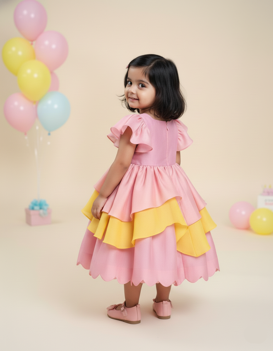 Little Teddy Party Frock