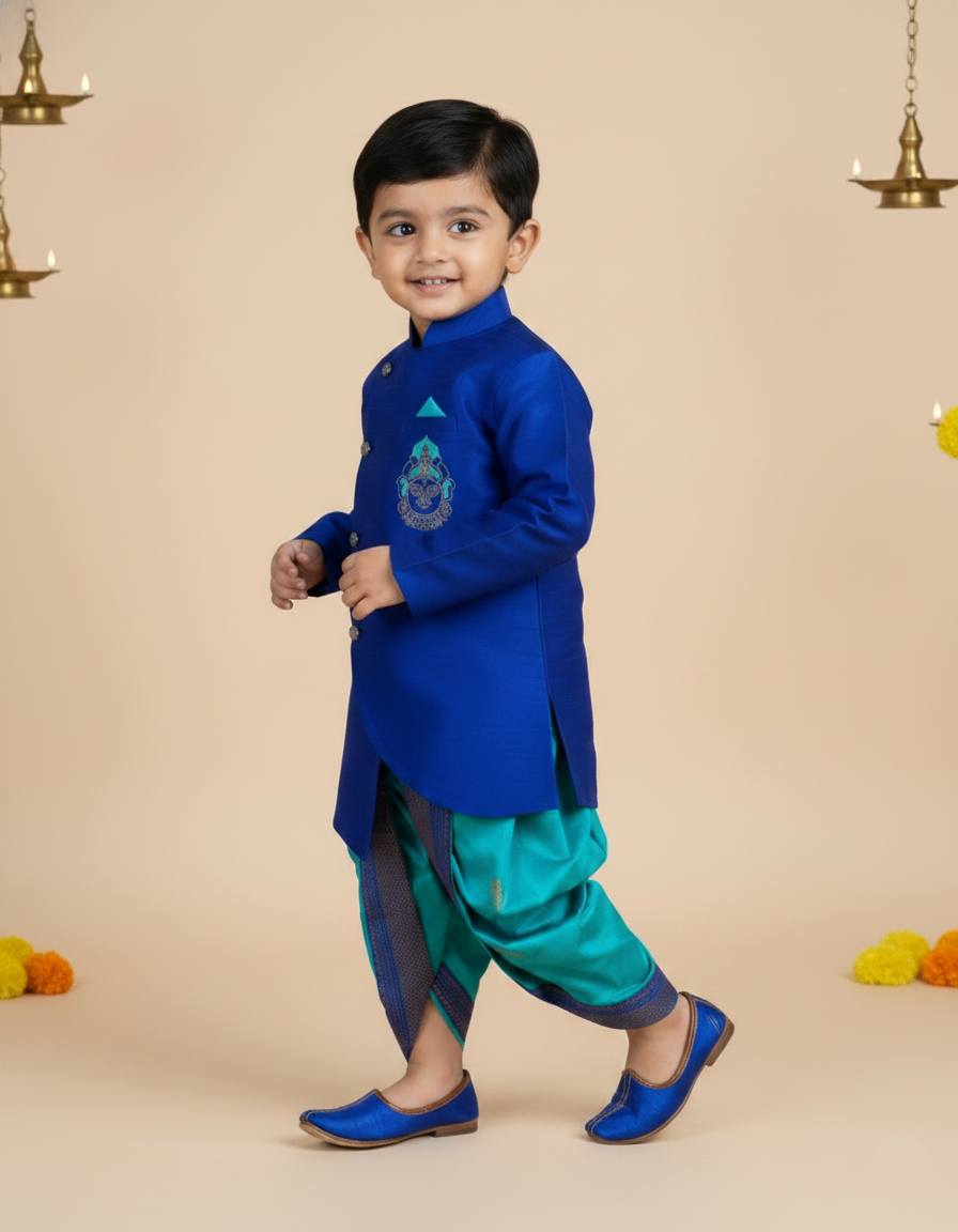 Durga Devi dhothi set