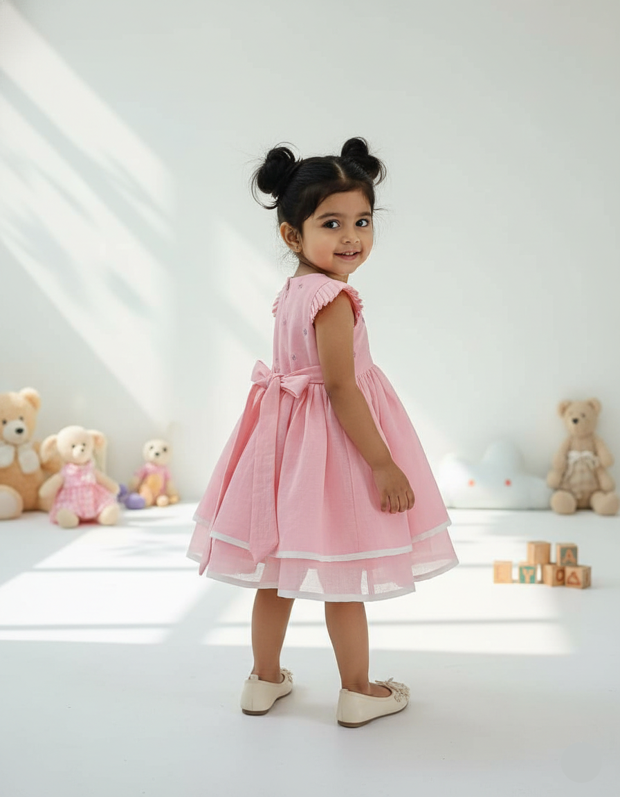 Pink Swan Frock
