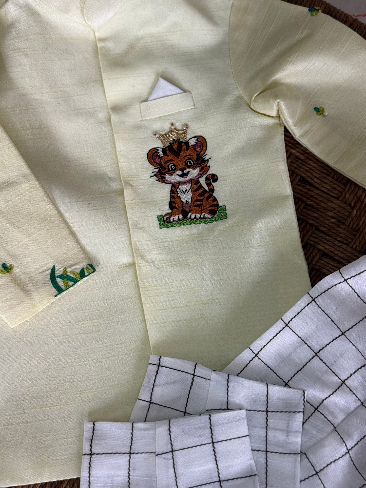 Tiny Tiger Bandhgala set.