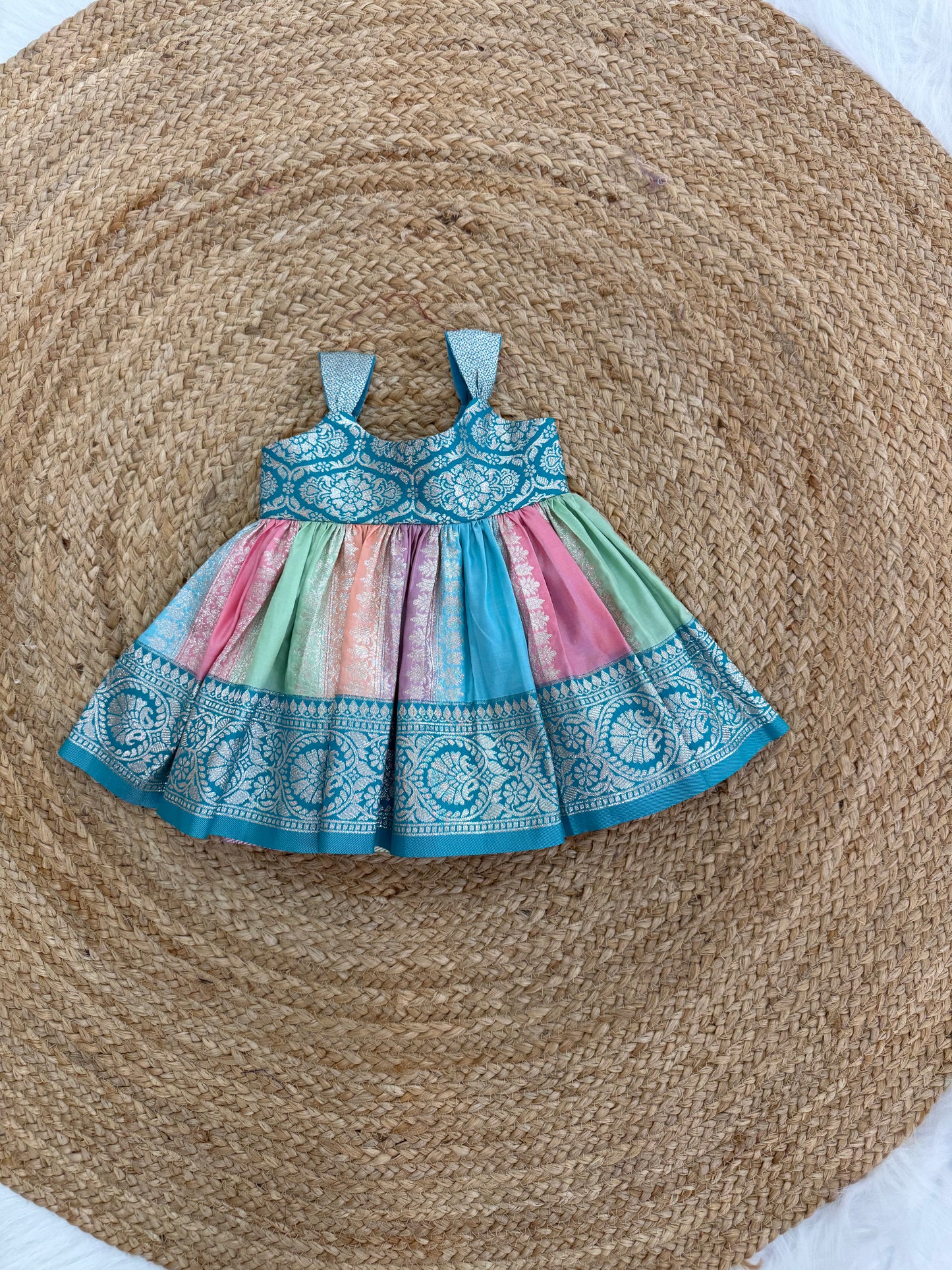 Joyful baby frock.