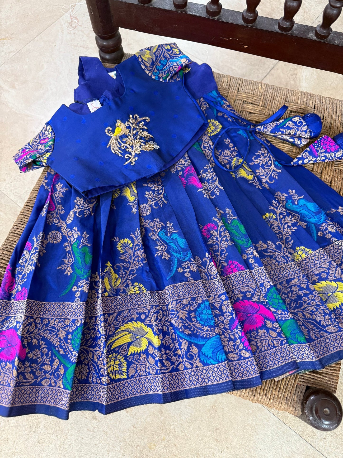 Blue Floral Sisters Set