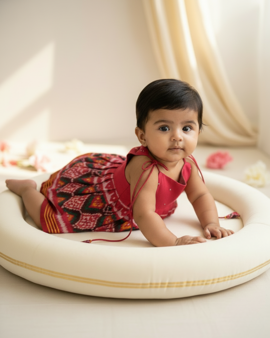 Patola mini baby frock