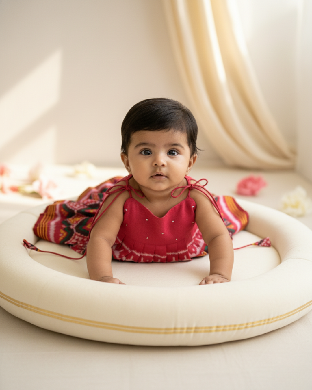 Patola mini baby frock