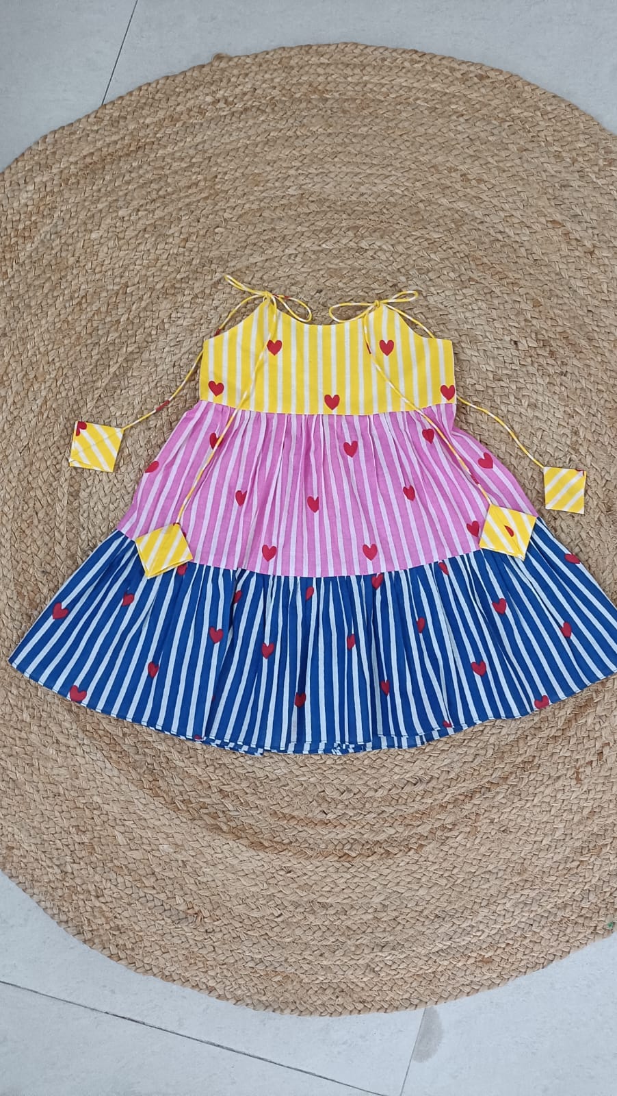 Little Hearts Layered Frock