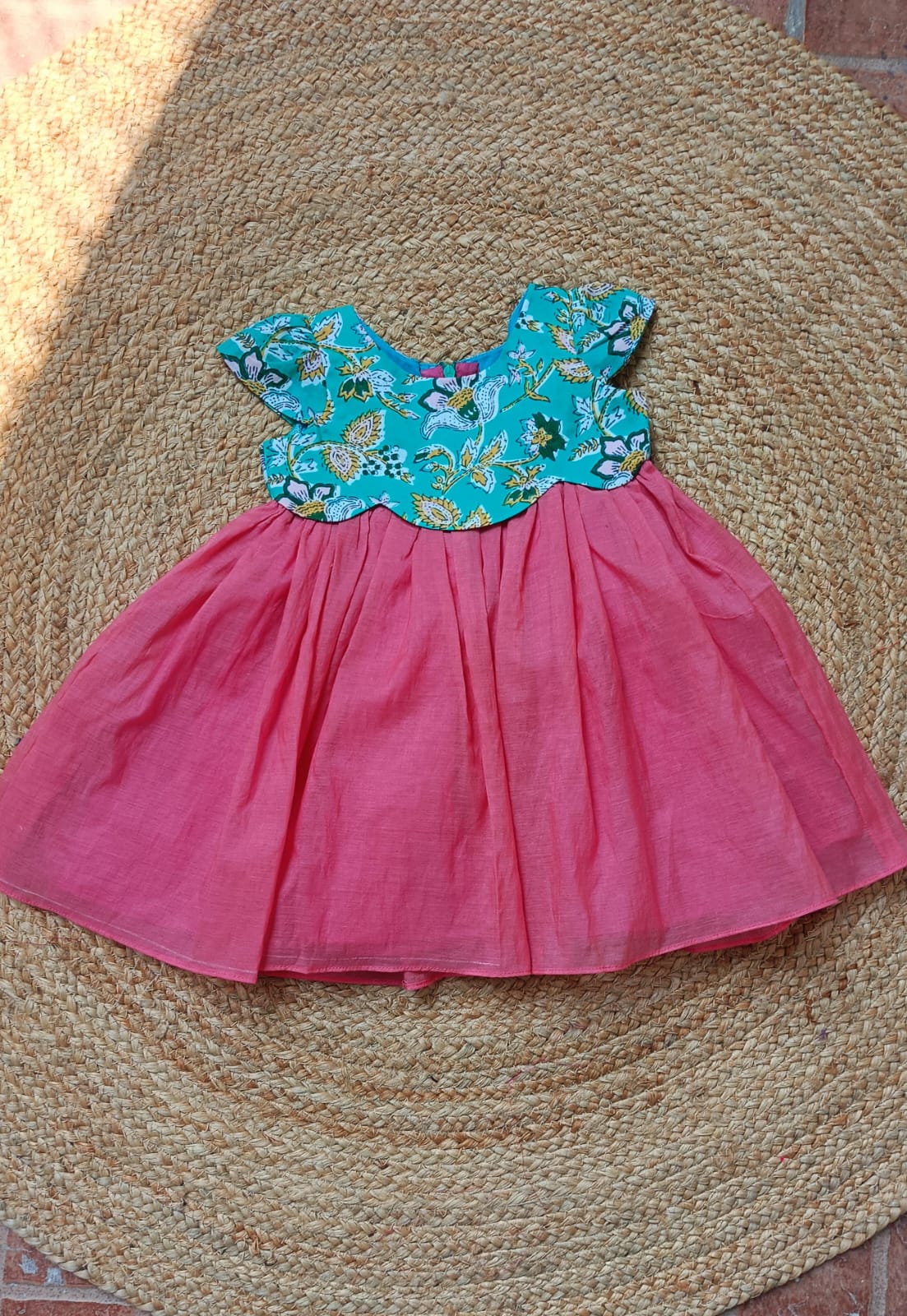 Floral charm dress.