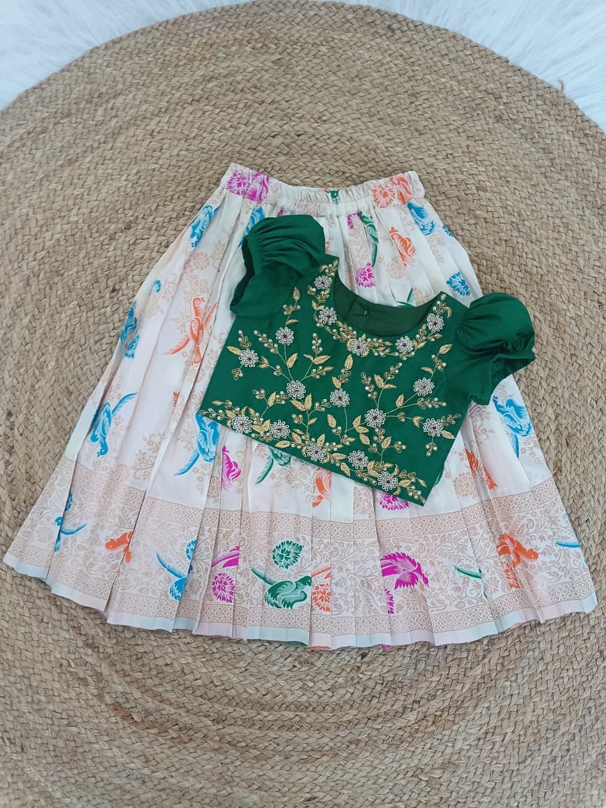 Traditional Green Lehenga Set