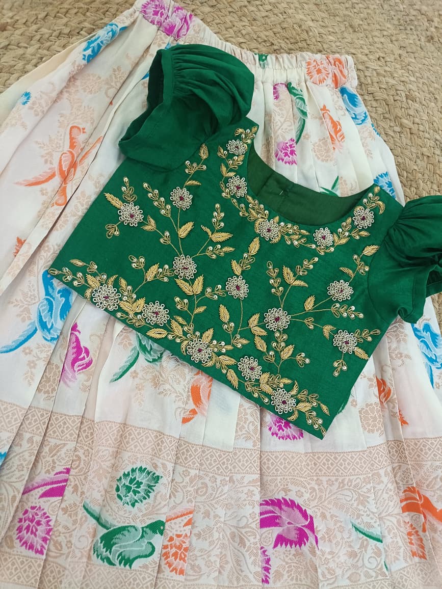 Traditional Green Lehenga Set