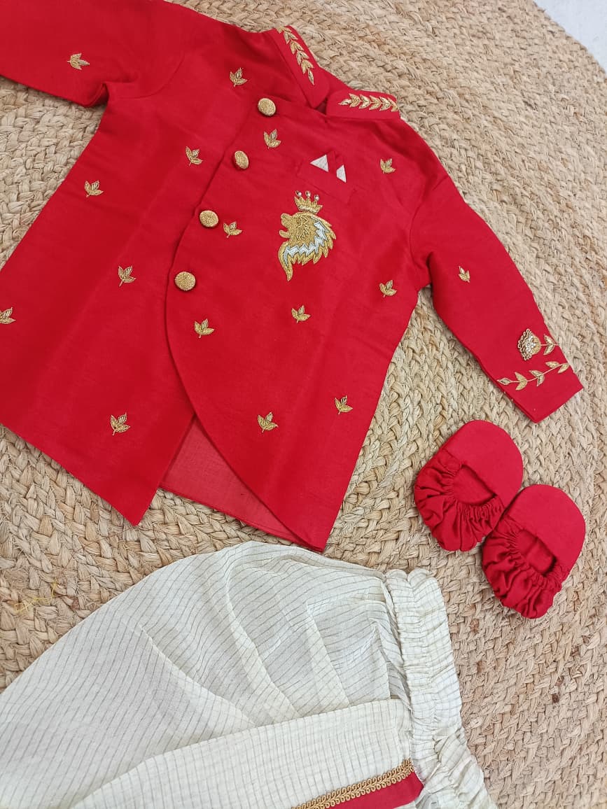 Little Lion Kurta Dhoti Set