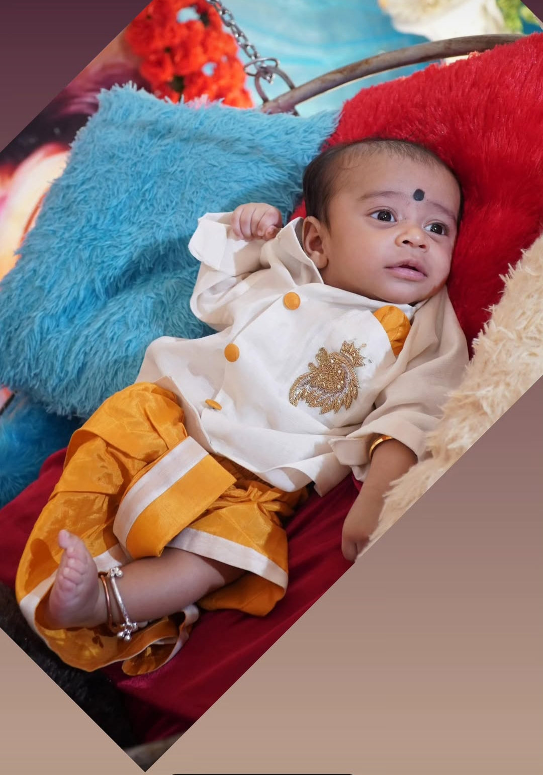 Royal Lion Kurta Dhoti Set