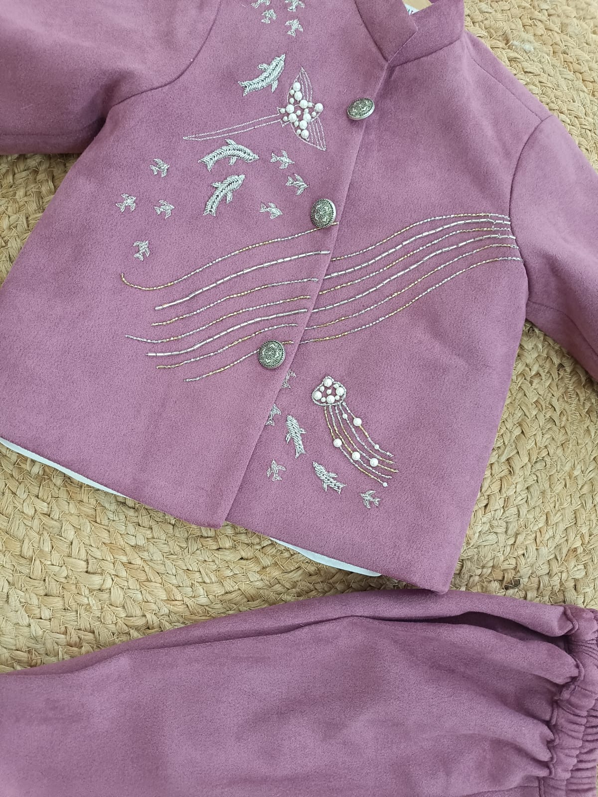 Purple Pearl Suit Set