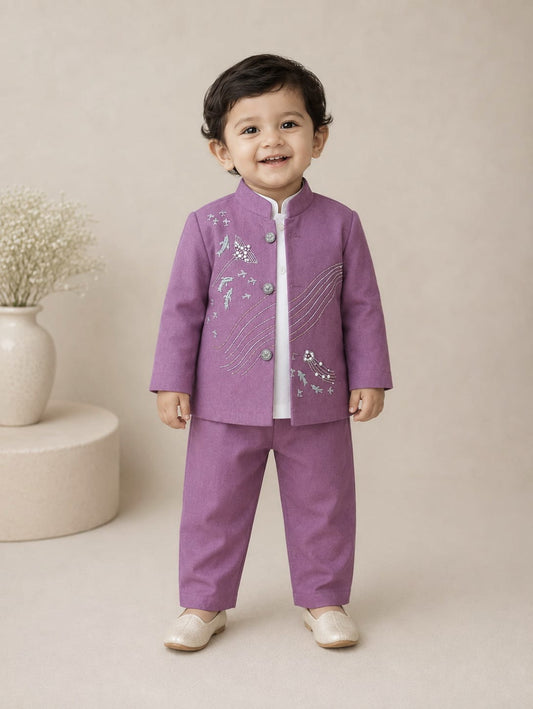 Purple Pearl Suit Set