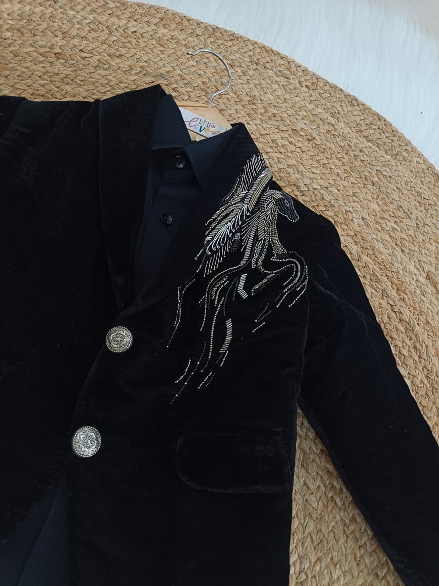 Royal Horse Blazer Set