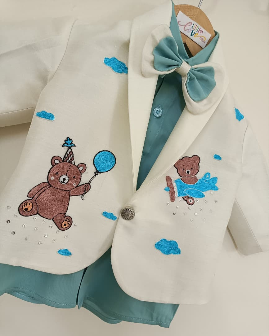 Little Teddy Blazer Set