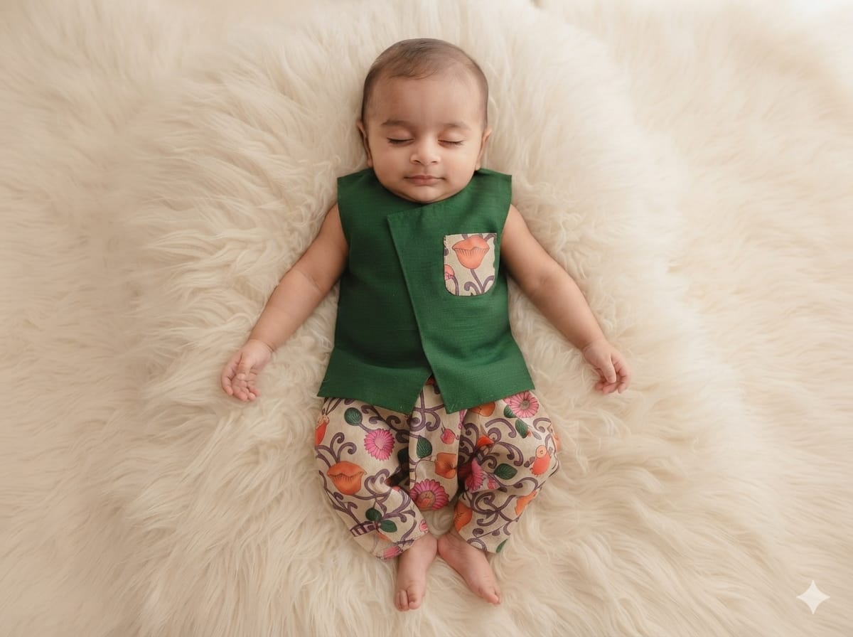 Kalamkari Classic Sets - green