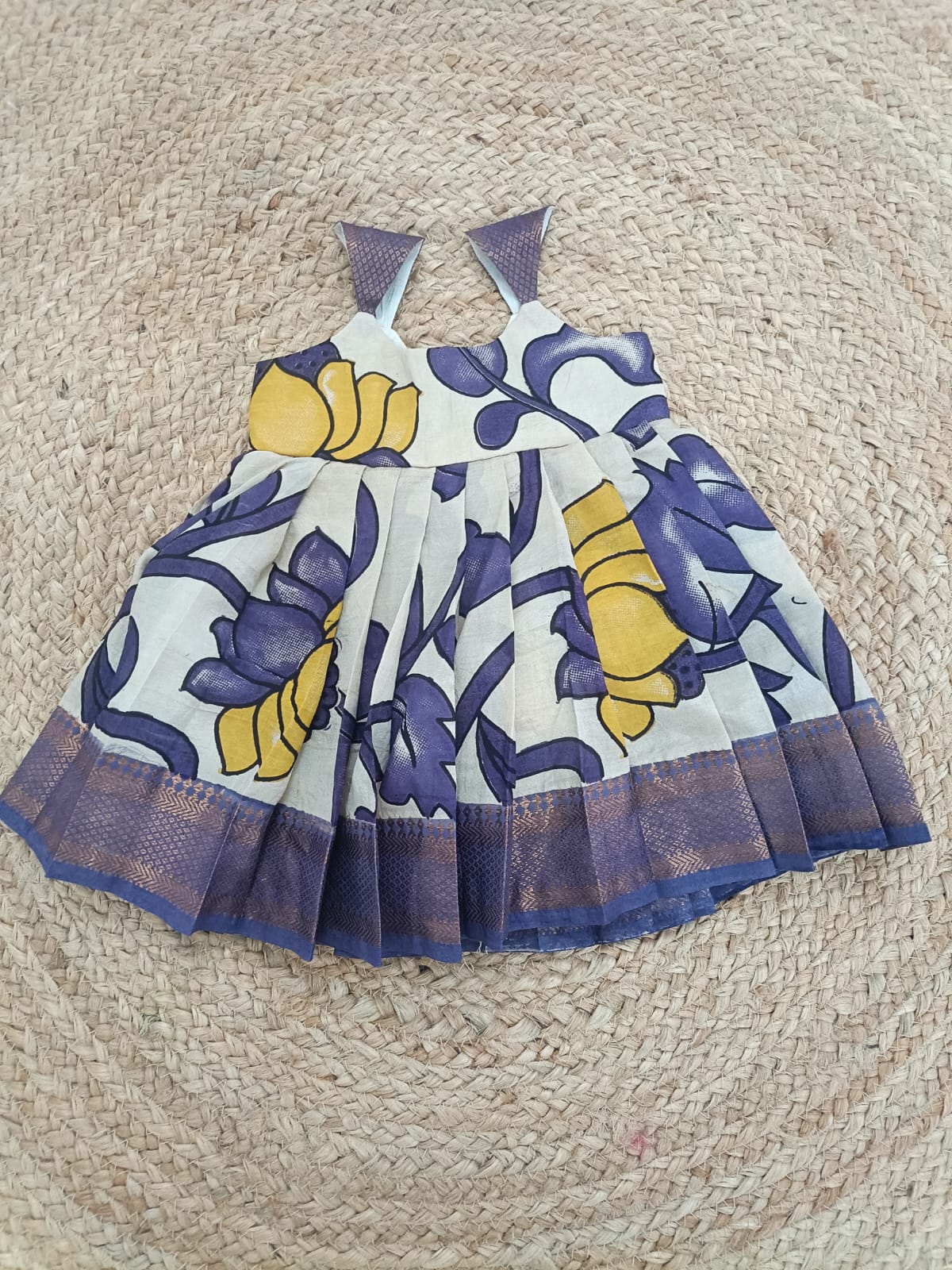Kalamkari Sibiling Set - Violet