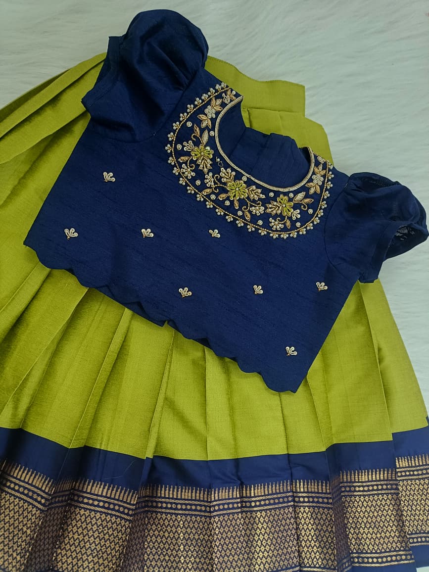 Lime Green Lehenga Set