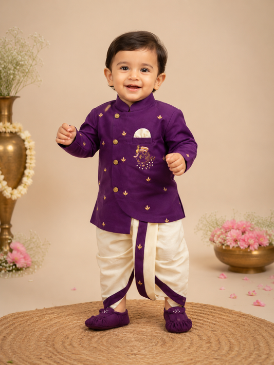 Little Krishna Dhoti Set