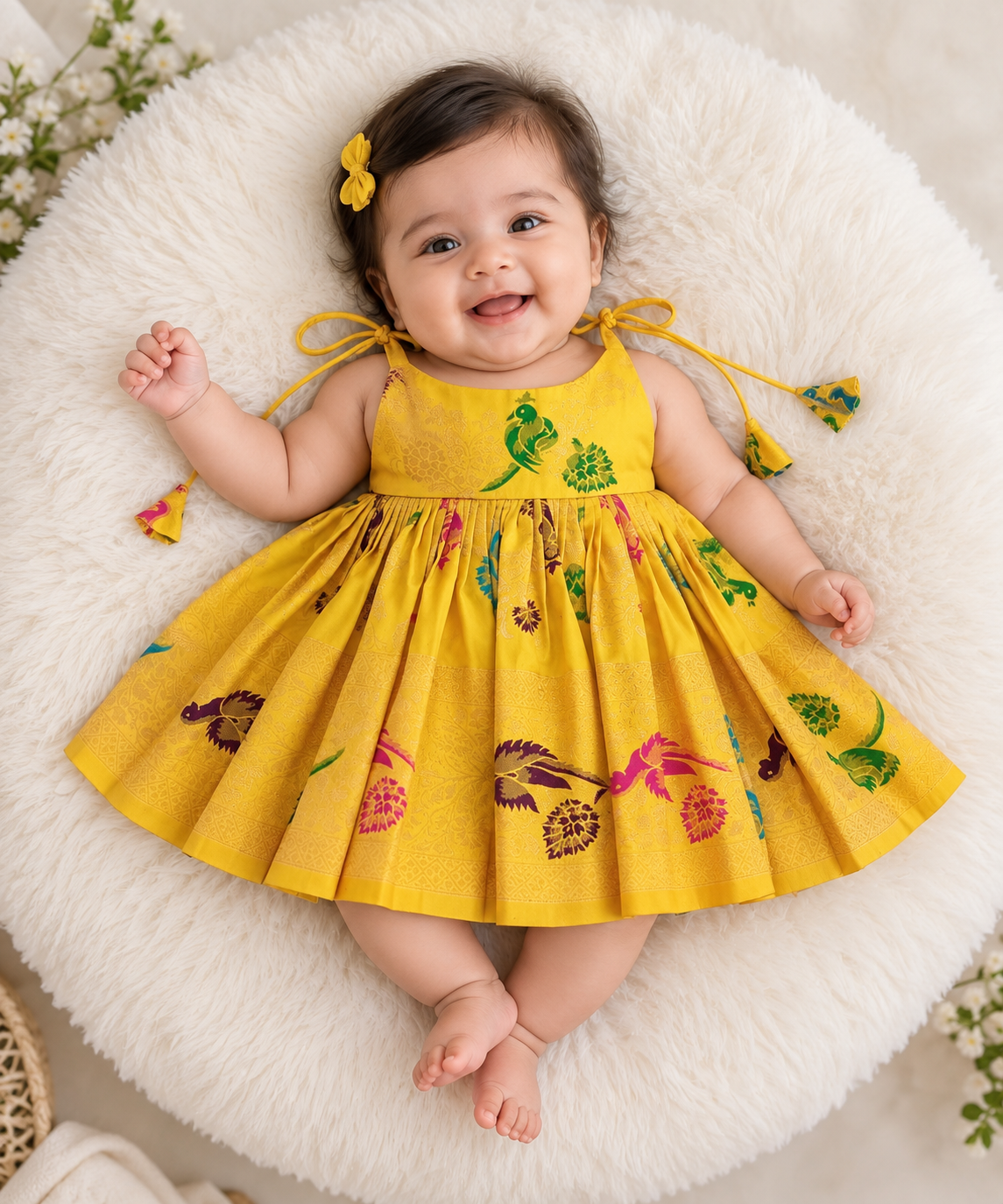 Yellow Bloom Frock