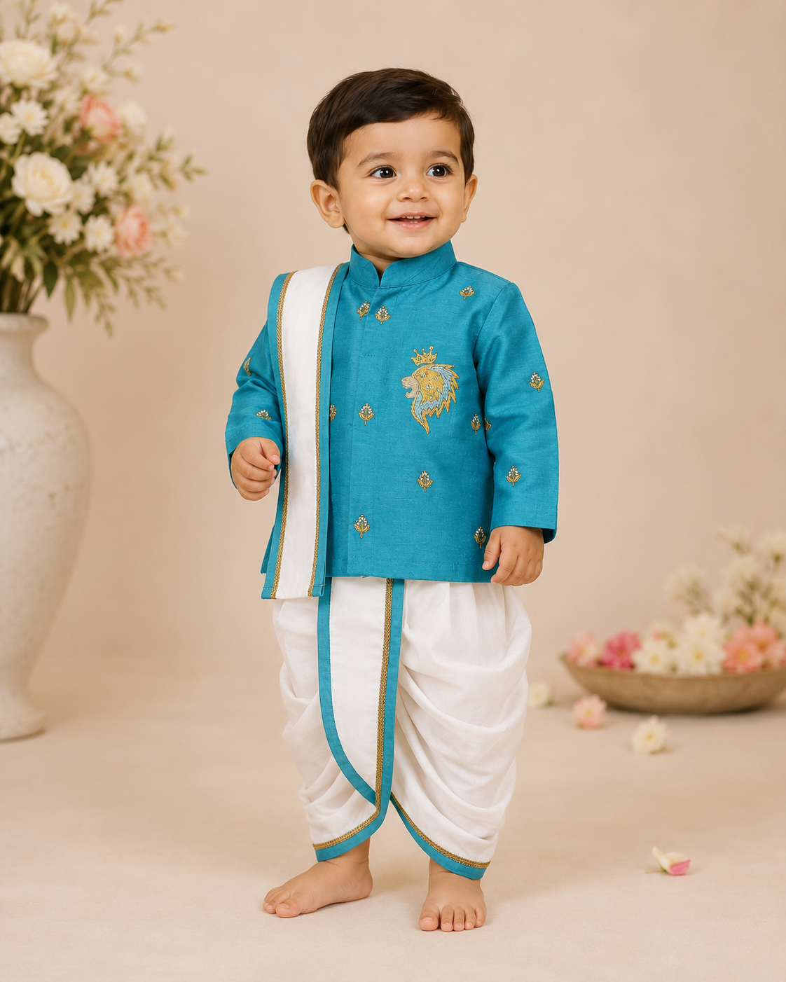 Royal Crown Dhoti Set