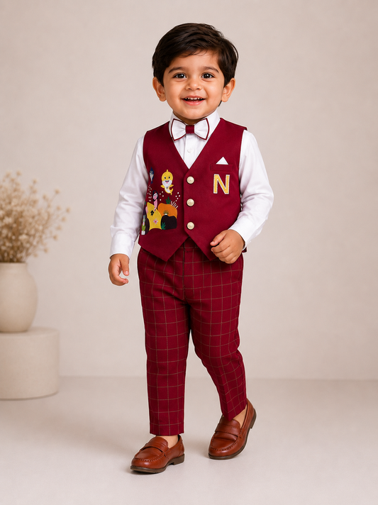 Little Shark Waistcoat Set