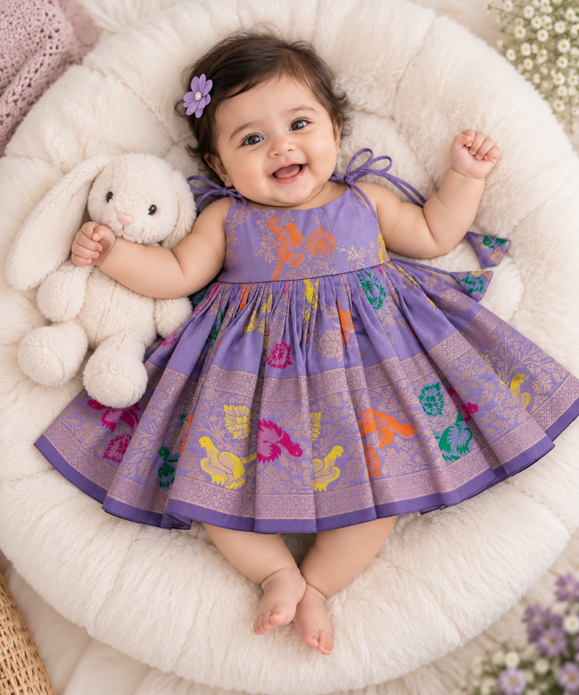Lavender Bloom Frock