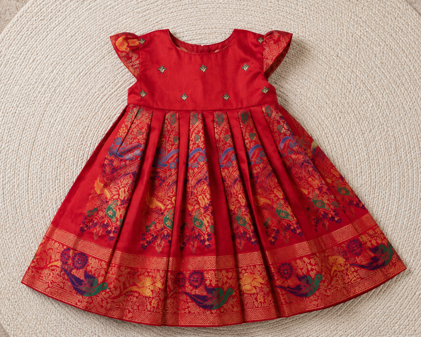 Red Floral Sisters Set