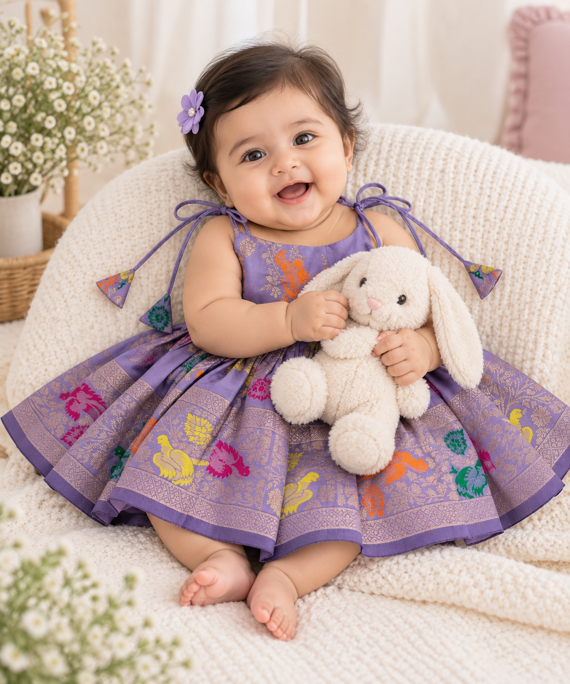 Lavender Bloom Frock