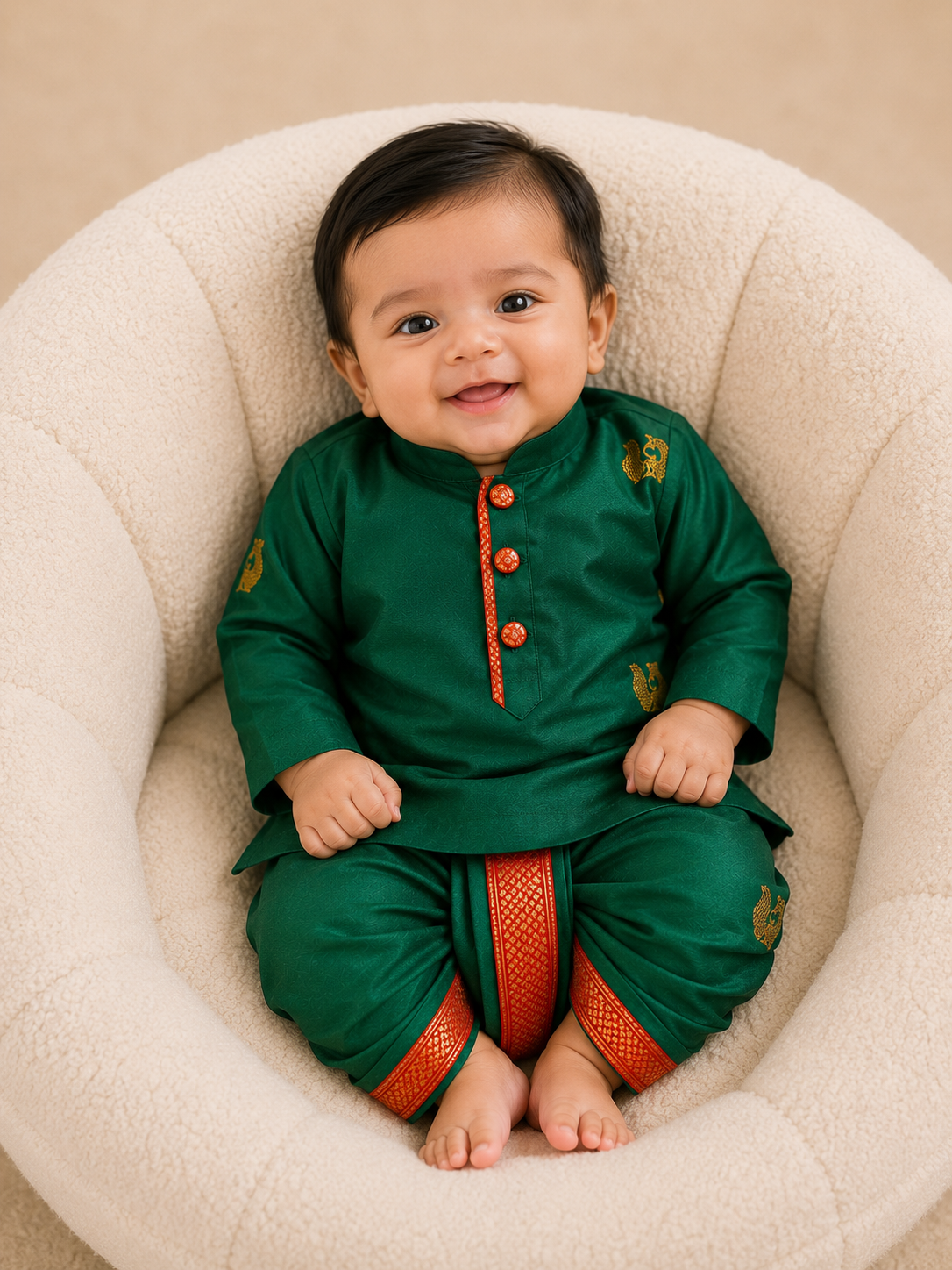 Mini Ethnic Set - Green