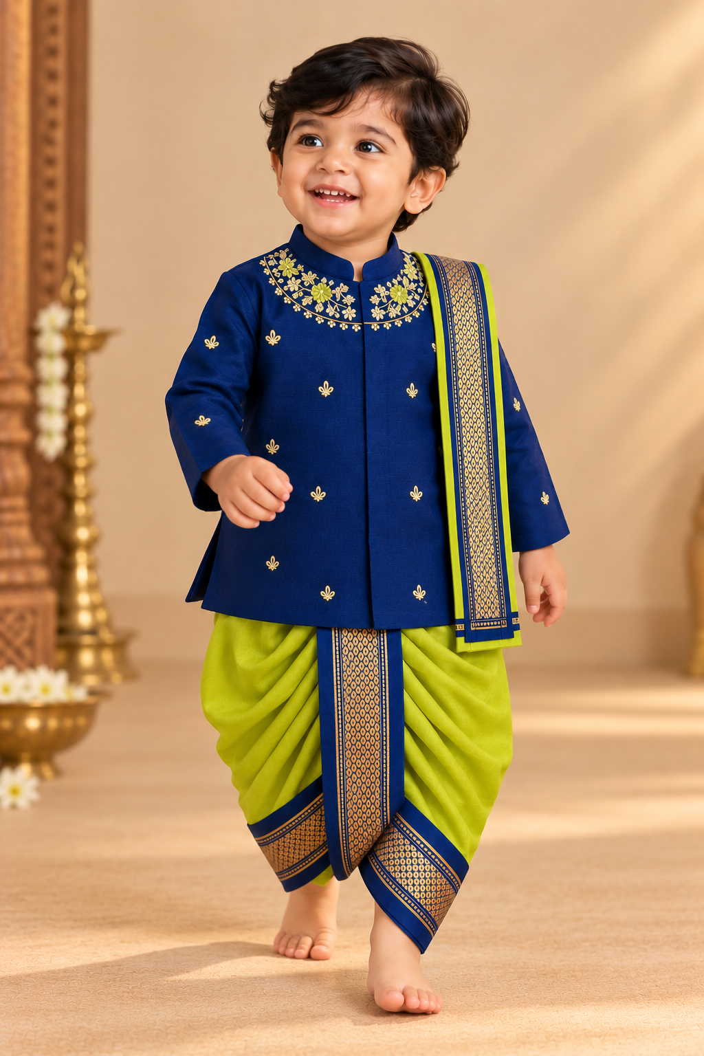 Lime Green Kurta Set